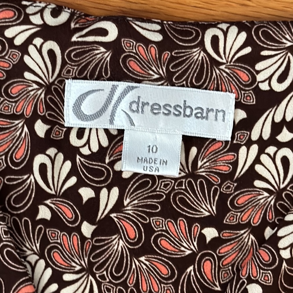 🌺 Dress Barn Aline Dress Sz 10 - Picture 7 of 10